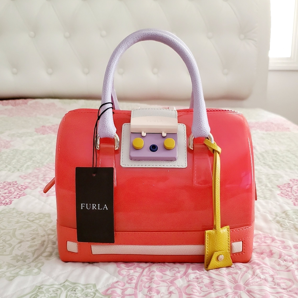FURLA New Candy Vanilla Cartoon Mini Satchel - Picture 3 of 6